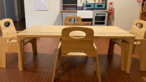 Montessori weaning table vs high chair