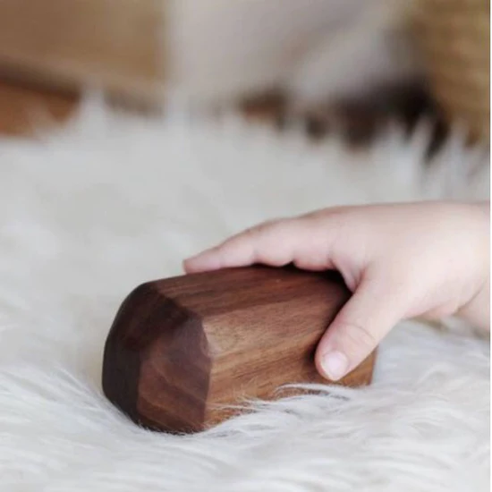 wood baby rattle