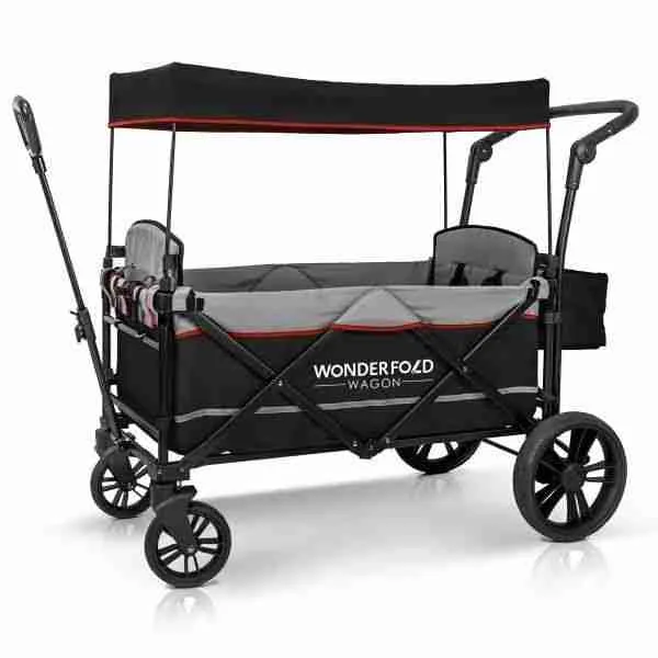 Wonderfold Wagon Pull & Push Double Stroller Wagon