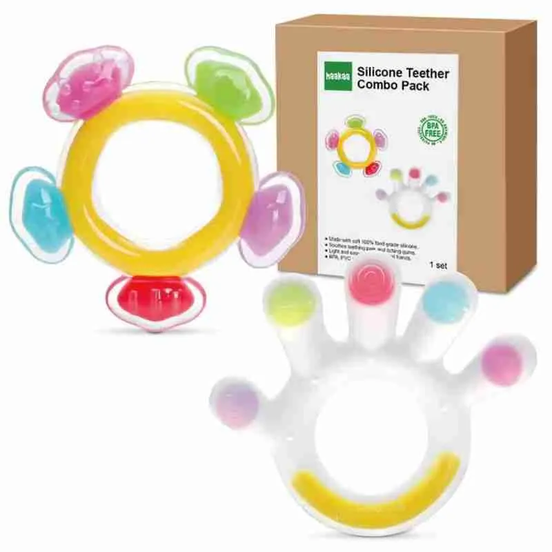 Montessori toys for 6 month old teething rings